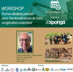 Workshop: Rochas silicaticas para uso como remineralizadores de solos na agricultura sustentável