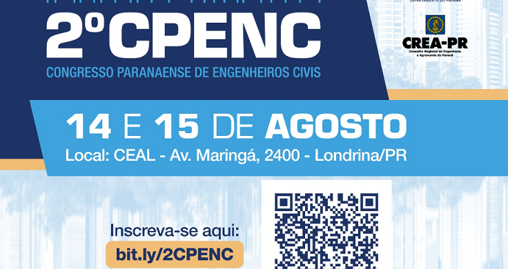 CEAL apoia Congresso Paranaense de Engenheiros Civis realizado pela Abenc nos dias 14 e 15 de agosto