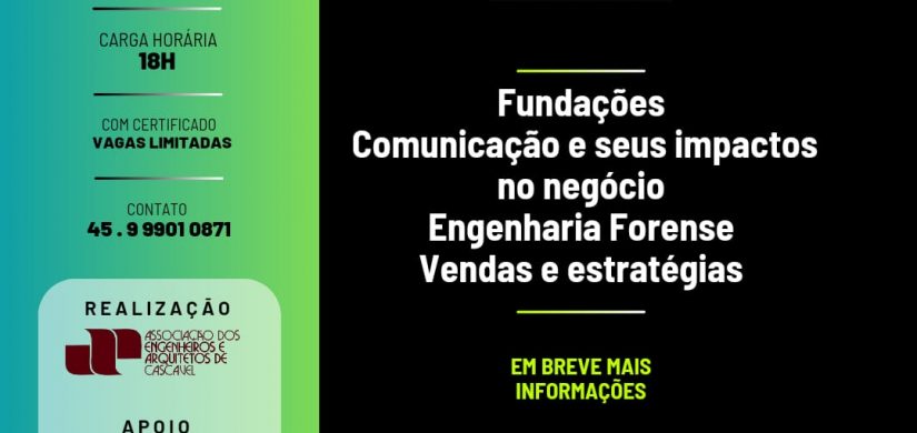 4º Ciclo de Palestras Técnicas eleva o conhecimento de engenheiros e arquitetos