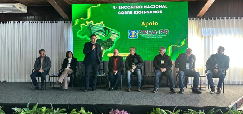 Presidente do Crea-PR participa da abertura do 5º Encontro Nacional sobre Bioinsumos, em Pato Branco