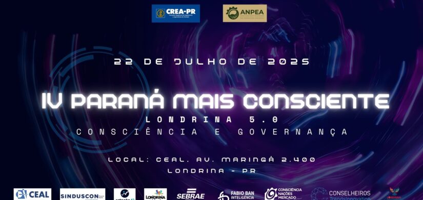 Paraná Mais Consciente – Edição Londrina reúne lideranças para debater sustentabilidade, inovação e governança