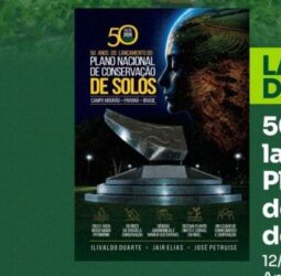 Conservação de Solos: Lançamento de livro dos 50 anos do Pro-Solos, sexta-feira, na 6ª FATI